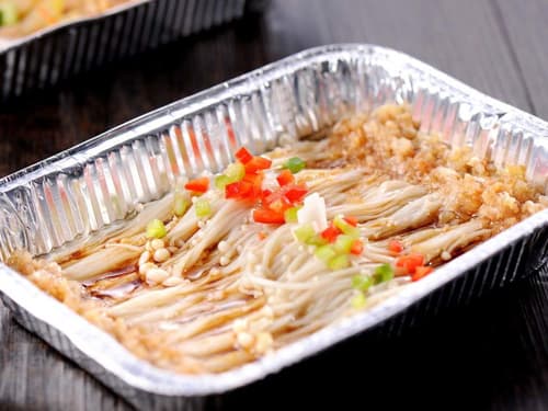 独山子锡纸烤金针菇